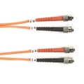 OM2 Black Box Connect 50/125µm Multimode Duplex Fibre Optic Patch Cable, LSZH