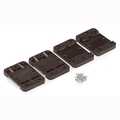 DIN rail mounting brackets for sensors